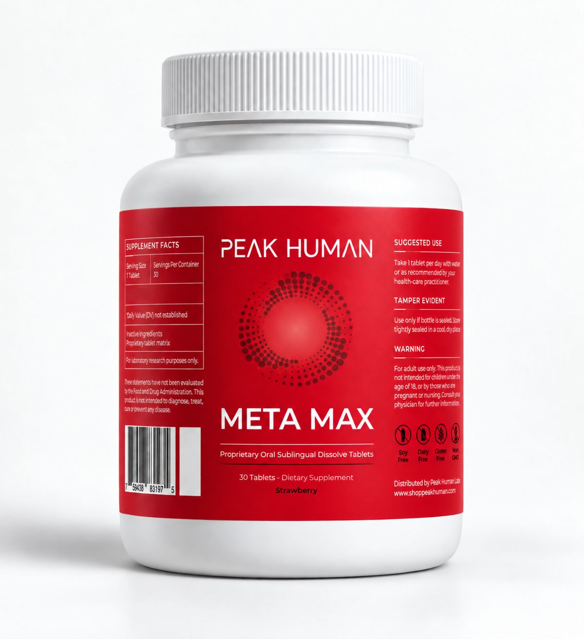 Meta Max (Retatrutide Sublingual) bottle